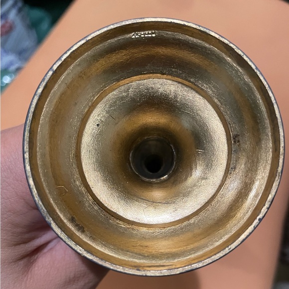 Antique Apollo Ormolu Filigree Bottle With Hand Painted Portrait of Women - Picture 5 of 5